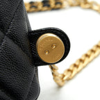 CHANEL 22P FLAP BACKPACK CAVIAR BLACK GHW