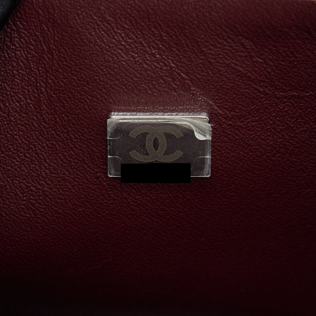CHANEL SMALL CLASSIC FLAP BAG CAVIAR BLACK SHW(MICROCHIP)