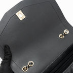 CHANEL ENVELOP FLAP BAG CAVIAR BLACK LGHW
