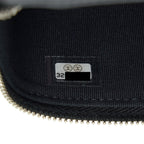 CHANEL 22S MINI VANITY WITH COCO GIANT CHAIN CAVIAR BLACK SHW