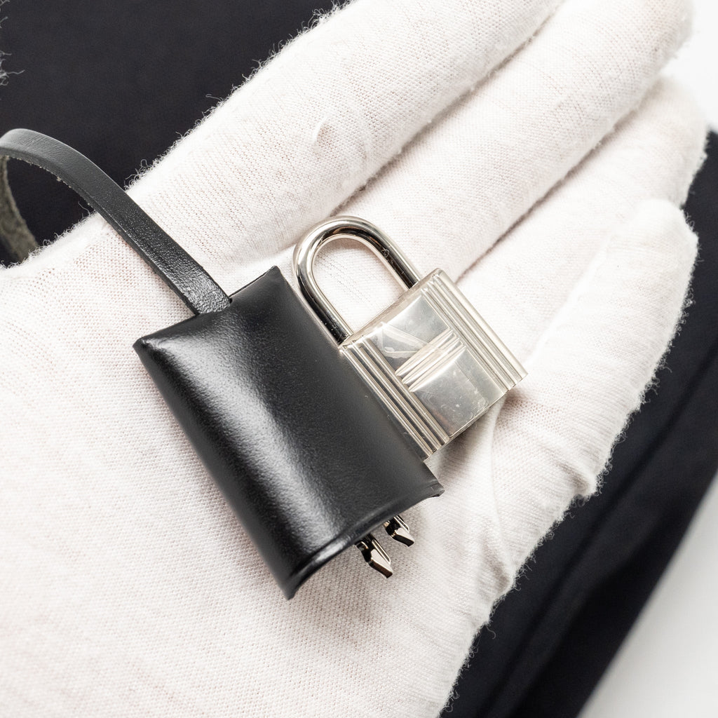 HERMES HERBAG 31 ZIP BAG CANVAS/LEATHER BLACK SHW