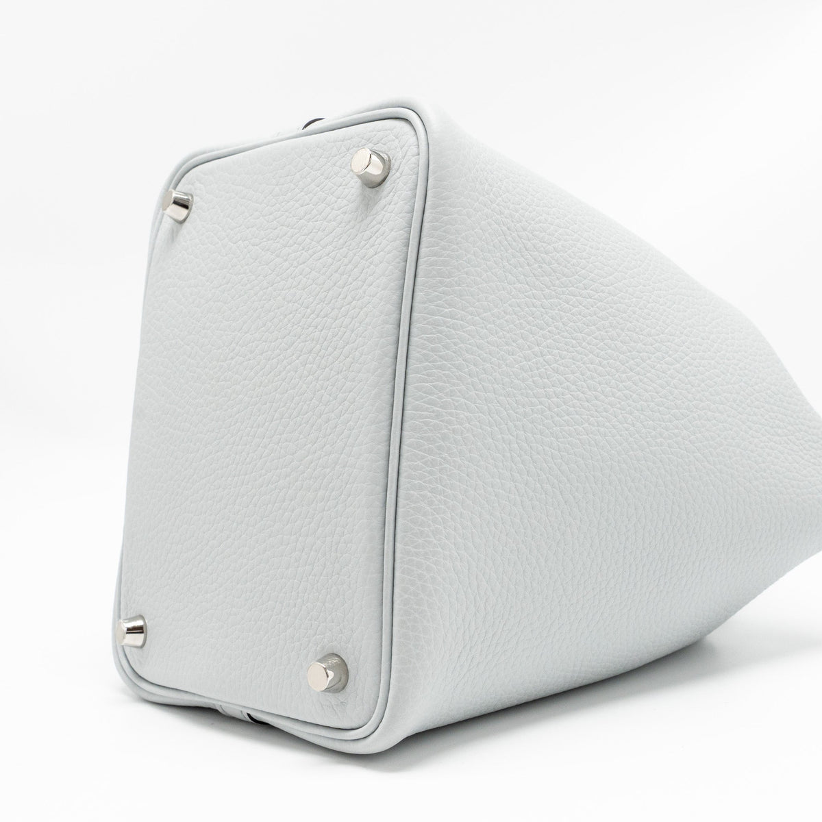 HERMES PICOTIN 18 LOCK BAG CLEMENCE BLUE PALE SHW