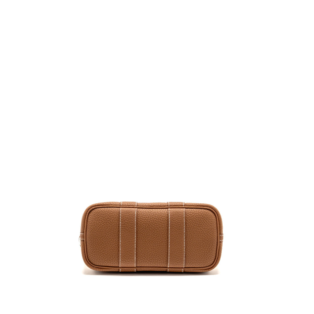 Hermes neo garden party 23 canvas/negonda ecru-beige/gold SHW