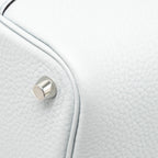 HERMES PICOTIN 18 LOCK BAG CLEMENCE BLUE PALE SHW