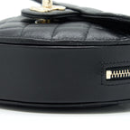 CHANEL 22S SMALL HEART BAG LAMBSKIN BLACK LGHW