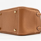 Hermes Mini Lindy Clemence Gold GHW