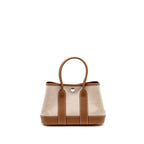 Hermes neo garden party 23 canvas/negonda ecru-beige/gold SHW