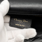 DIOR SMALL CARO BAG CALFSKIN BLACK GHW