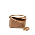 Loewe small puzzle edge bag calfskin toffee GHW