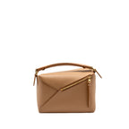 Loewe small puzzle edge bag calfskin toffee GHW