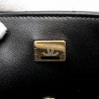 CHANEL MINI RECTANGULAR FLAP BAG LAMBSKIN BLACK LGHW (MICROCHIP)