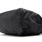 PRADA ZIP NYLON BAG BLACK GHW