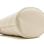 GUCCI GG MARMONT MINI BUCKET BAG CALFSKIN WHITE GHW
