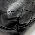 CHANEL 23K MINI 22 BAG SHINY CALFSKIN BLACK GHW (MICROCHIP)