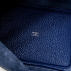 Hermes Picotin 18 Lock Bag Taurillon Maurice Blue Saphir SHW