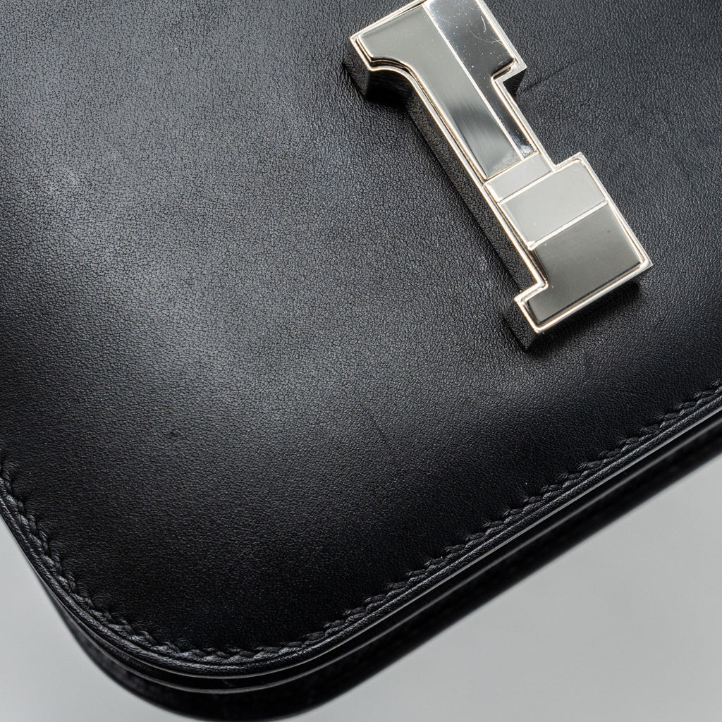 Hermes mini studio constance monsieur black SHW