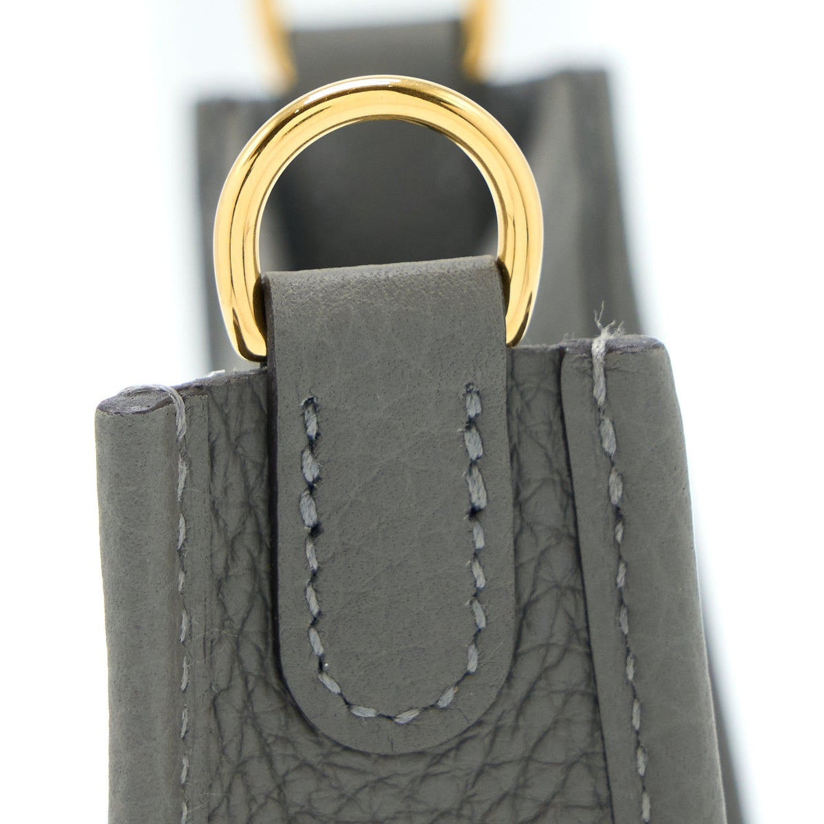 HERMES MINI EVELYN CLEMENCE GRIS MEYER GHW
