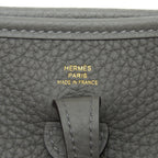 HERMES MINI EVELYN CLEMENCE GRIS MEYER GHW