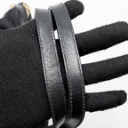 PRADA ZIP NYLON BAG BLACK GHW