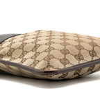 GUCCI MESSENGER BAG GG SUPREME CANVAS/LEATHER BROWN/GREEN/RED SHW