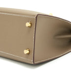 Hermes Kelly 25 Epsom Etoupe GHW