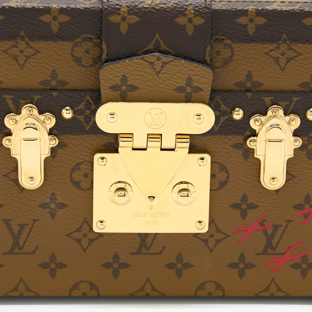 LOUIS VUITTON PETITE MALLE MONOGRAM REVERSE CANVAS GHW