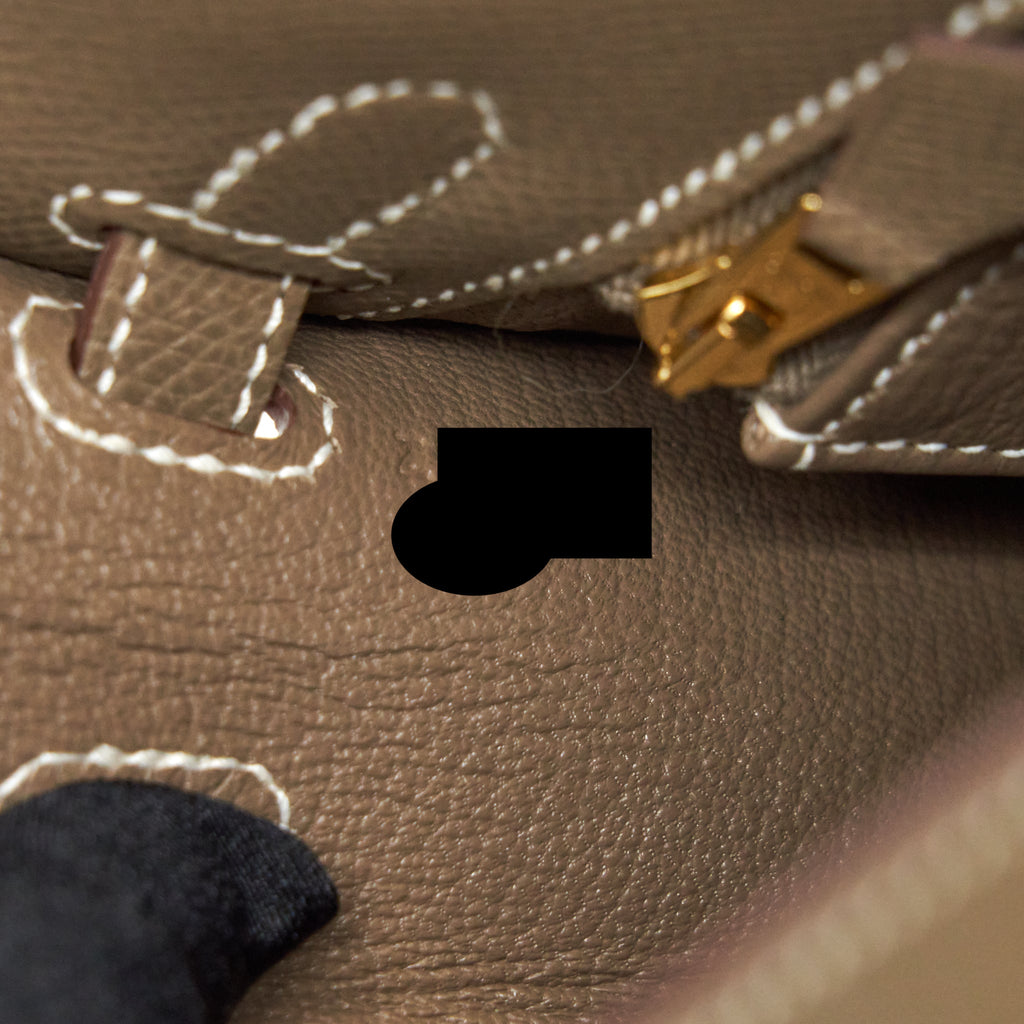 Hermes Kelly 25 Epsom Etoupe GHW