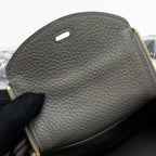 HERMES MINI LINDY CLEMENCE GRIS MEYER GHW