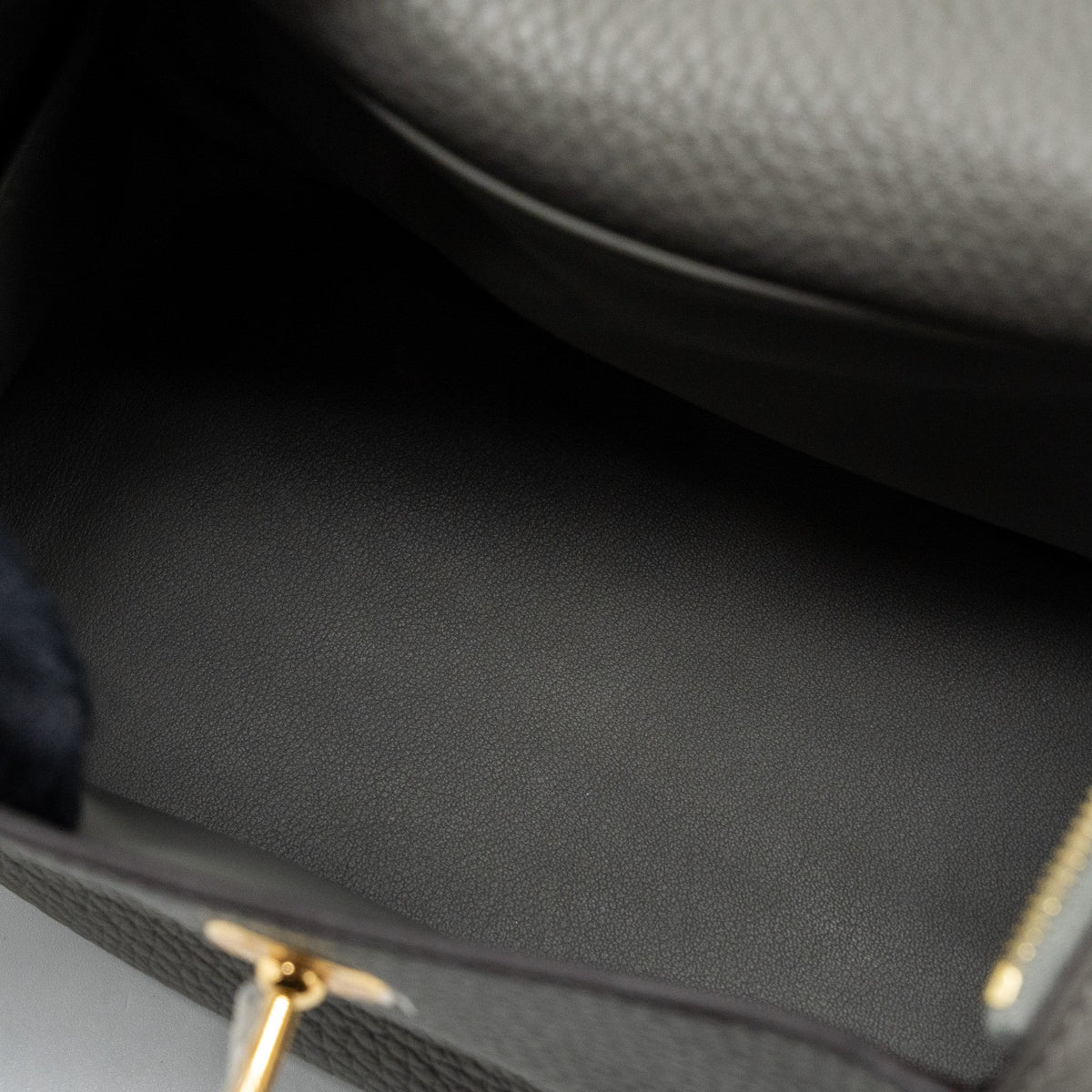 HERMES MINI LINDY CLEMENCE GRIS MEYER GHW