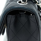 CHANEL MINI RECTANGULAR FLAP BAG LAMBSKIN BLACK SHW