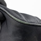 PRADA ZIP NYLON BAG BLACK GHW