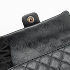 CHANEL 2.55 REISSUE BELT BAG GRAINED CALFSKIN BLACK SHW