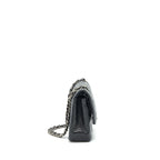 CHANEL MEDIUM CLASSIC FLAP BAG LAMBSKIN BLACK SHW