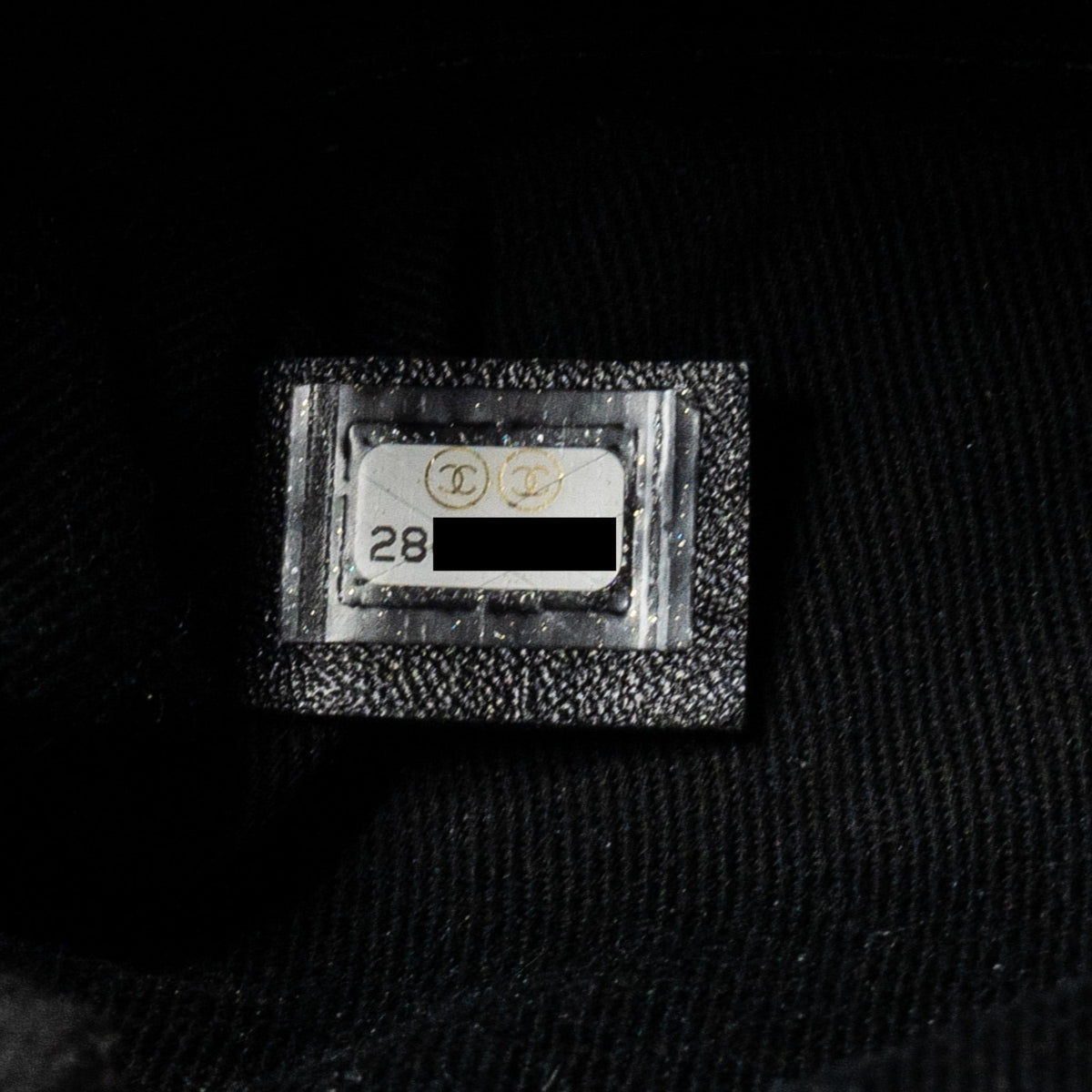 CHANEL 2.55 REISSUE BELT BAG GRAINED CALFSKIN BLACK SHW