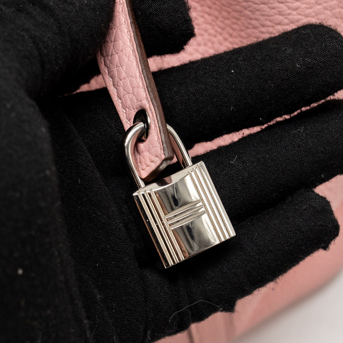 Hermes picotin 18 lock bag clemence 3Q rose sakura SHW