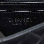 CHANEL MINI RECTANGULAR FLAP BAG LAMBSKIN BLACK SHW