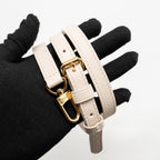 LOUIS VUITTON SPEEDY 20 BANDOULIERE BICOLOUR MONOGRAM EMPREINTE LEATHER KHAKI/BEIGE GHW