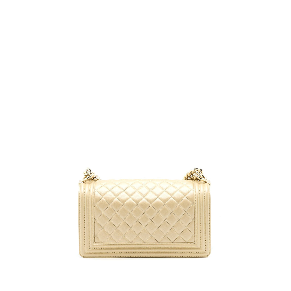 CHANEL MEDIUM BOY CAVIAR GOLD LGHW
