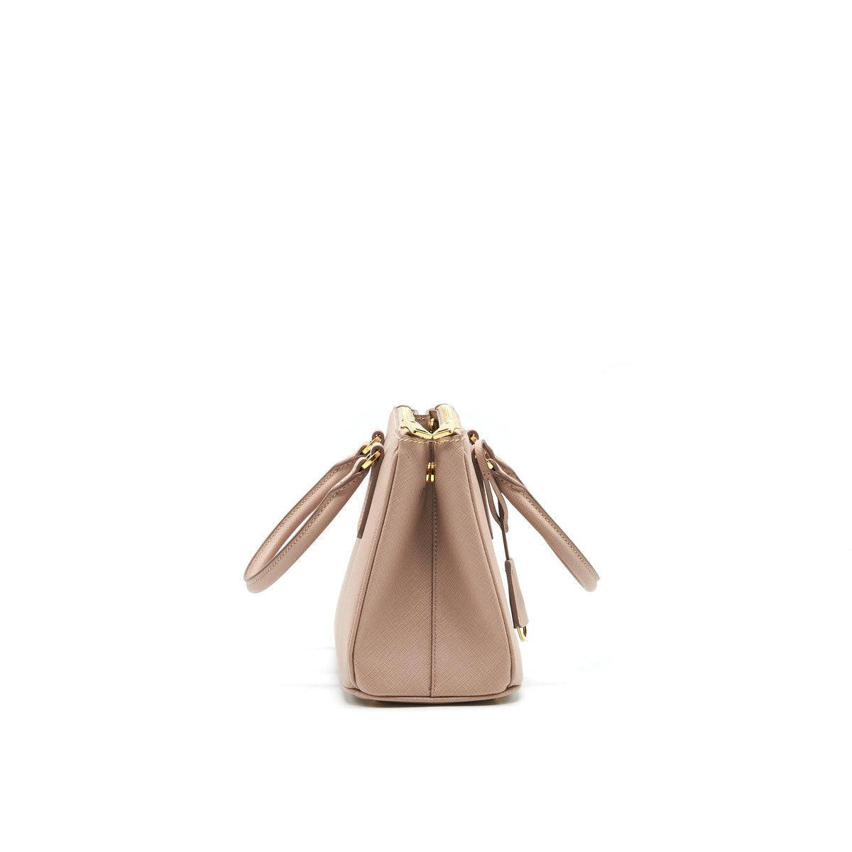 PRADA SAFFIANO LEATHER MINI BEIGE WITH STRAP
