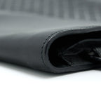 BOTTEGA VENETA MEN’S POUCH INTRECCIATE BLACK WITH BLACK HARDWARE