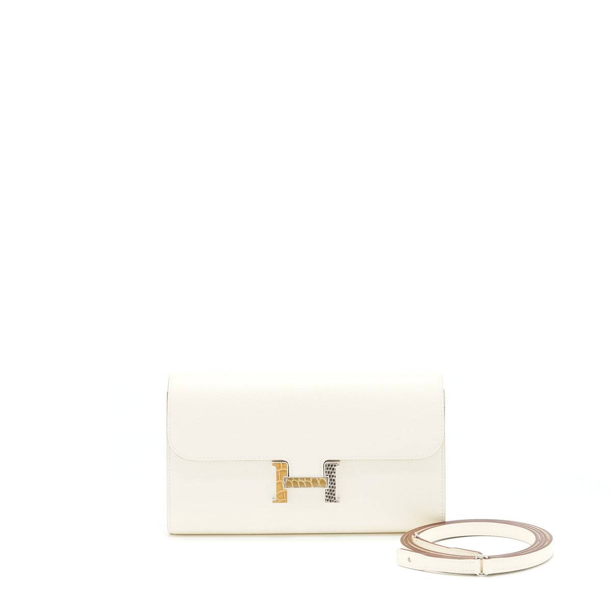 HERMES CONSTANCE TO GO NATA ALLIGATOR BUCKLE