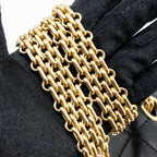 CHANEL MINI 2.55 REISSUE AGED CALFSKIN BLACK BRUSHED GHW(MICROCHIP)