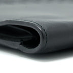 BOTTEGA VENETA MEN’S POUCH INTRECCIATE BLACK WITH BLACK HARDWARE