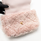 Chanel Medium 19 Bag Shearling Light Pink Multicolour Hardware