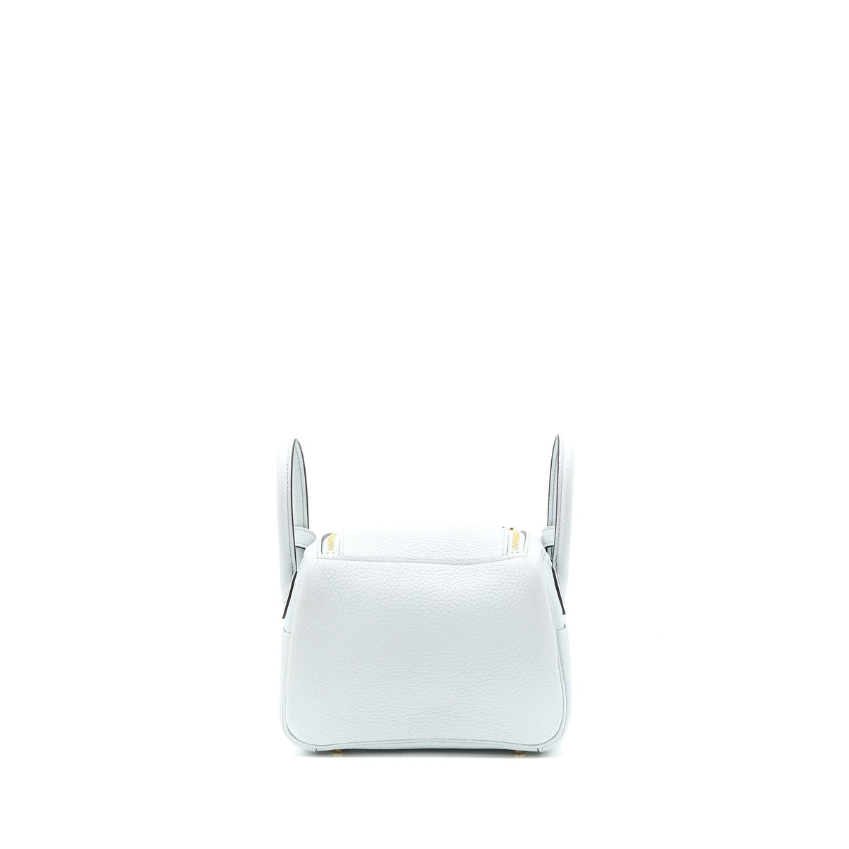 Hermes Mini Lindy Clemence Blue Pale GHW