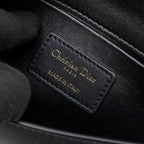DIOR 30 MONTAIGNE EAST-WEST BAG WITH CHAIN CALFSKIN BLACK GHW