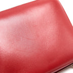 HERMES VINTAGE MINI CONSTANCE BOX LEATHER RED GHW