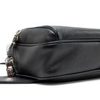 LOUIS VUITTON TAIGA BUM BAG OUTDOOR LEATHER BLACK SHW
