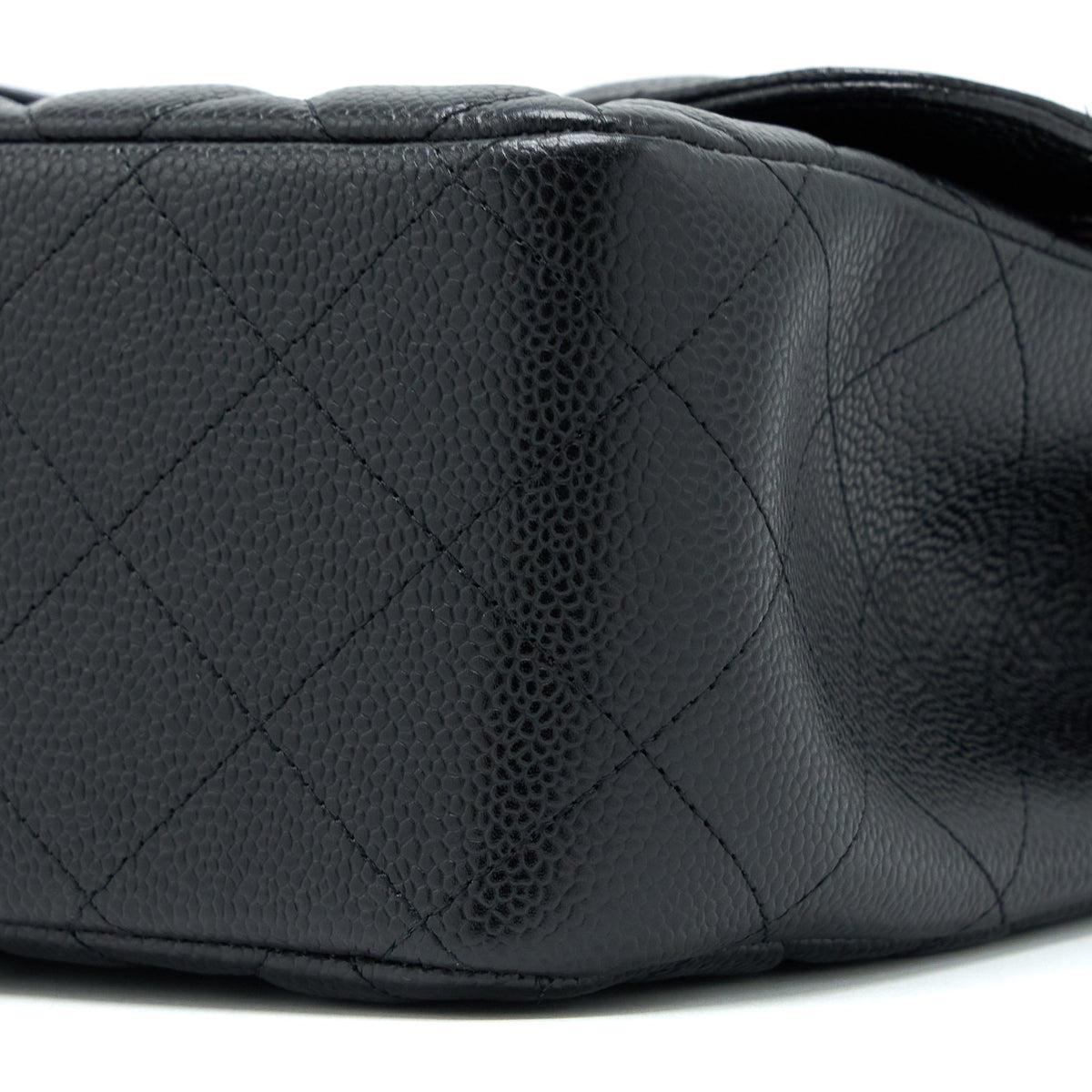 CHANEL JUMBO CLASSIC DOUBLE FLAP BAG CAVIAR BLACK GHW