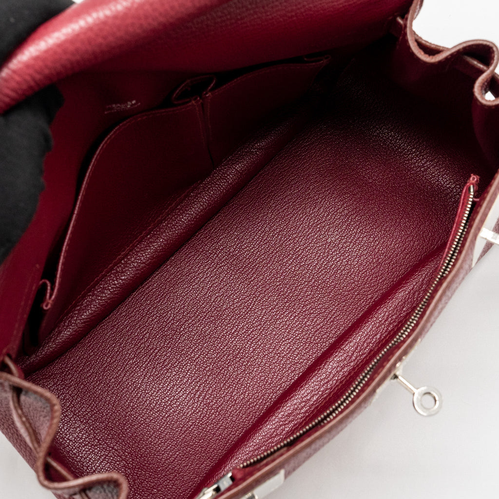 HERMES JYPSIERE 28 CLEMENCE ROUGE GRENAT SHW